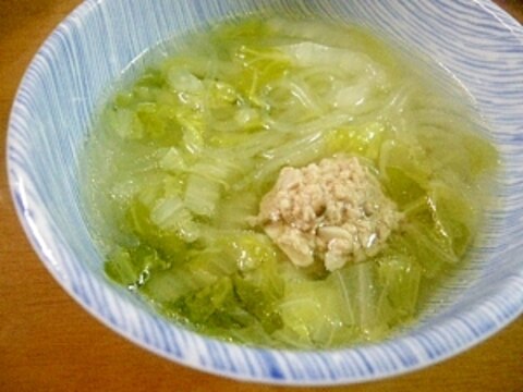 肉団子の中華スープ煮